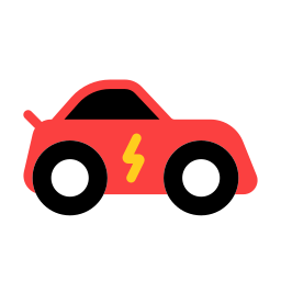 Electric car icon