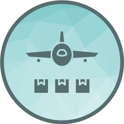 Air transport icon