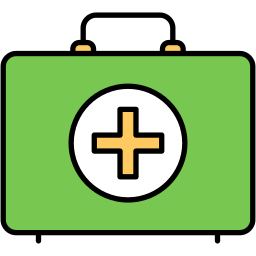 First aid kit icon