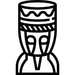 tamburo africano icona