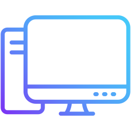 Desktop computer icon