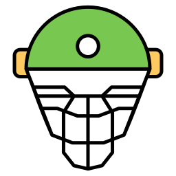 Baseball mask icon