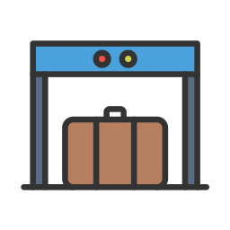 Luggage scan icon