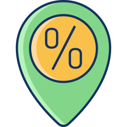 Discount balloons icon