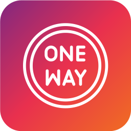 One way icon