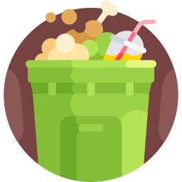 voedsel verspilling icoon