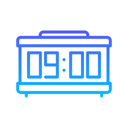 デジタル時計 icon