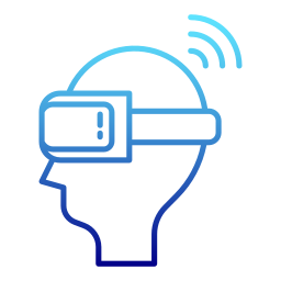plataforma de realidad virtual icono