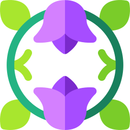 diseño floral icono