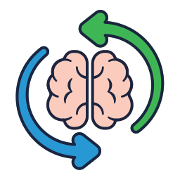 Brain organ icon