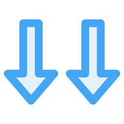 dubbele pijl icoon