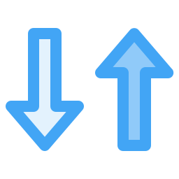 deux voies Icône