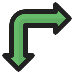 Double arrow icon