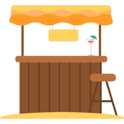 Beach bar icon