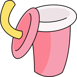 Plastic cup icon