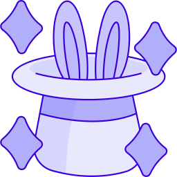 goochelaar hoed icoon