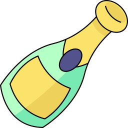 champagne icoon