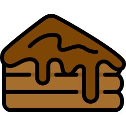 pastel de chocolate icono