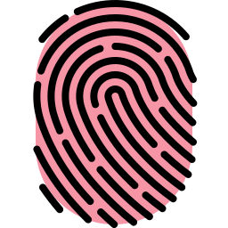 fingerabdruck scannen icon