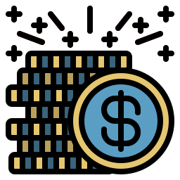 pièces de monnaie Icône