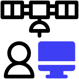 satelliet verbinding icoon