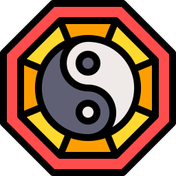 ying yang Ícone