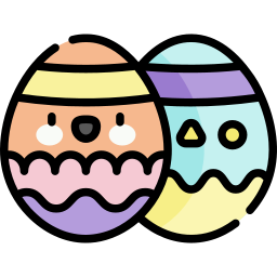 Easter day icon