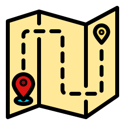 mappa e posizione icona