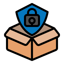 Security boxes icon
