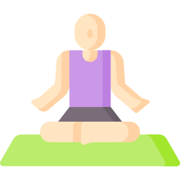 Yoga pose icon