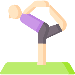 posture de yoga Icône