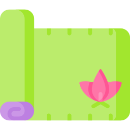 Yoga mat icon