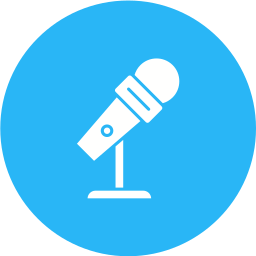 Mic stand icon