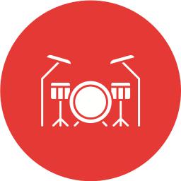 Drum set icon