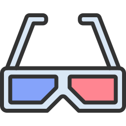 3d glasses icon