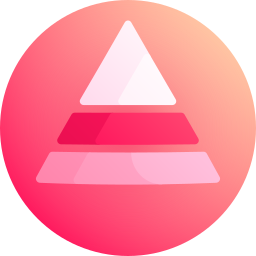 Pyramid graphic icon