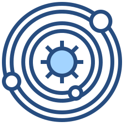 zonnestelsel icoon
