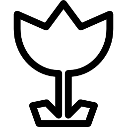 Angular flower icon
