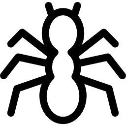 fourmi silhouette Icône