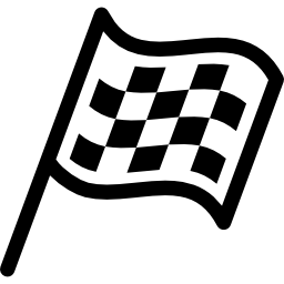 bandiera a scacchi icona
