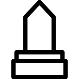 sagoma di obelisco icona