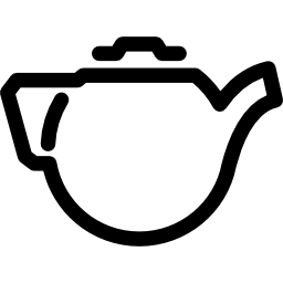 Teapot silhouette icon