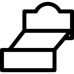 Кровать 3d вид иконка