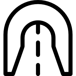 Road tunnel icon