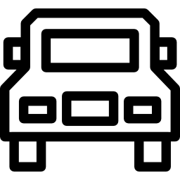 大きな車の正面図 icon