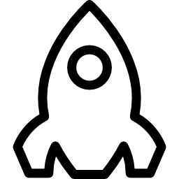 vertikale rakete icon