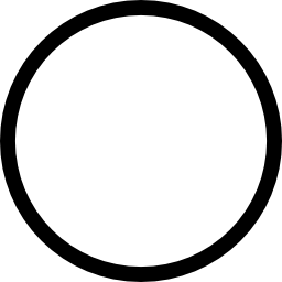 Plain circle icon