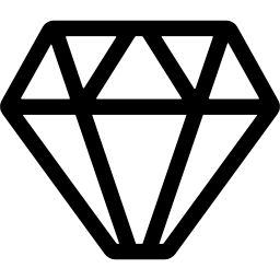 geometrische diamantvorm icoon