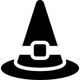 cappello da strega icona