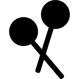 Pair of lollipops icon